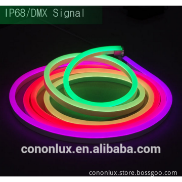 Best price 110V/220V outdoor LED ribbon lighting RGB neon flex rope light